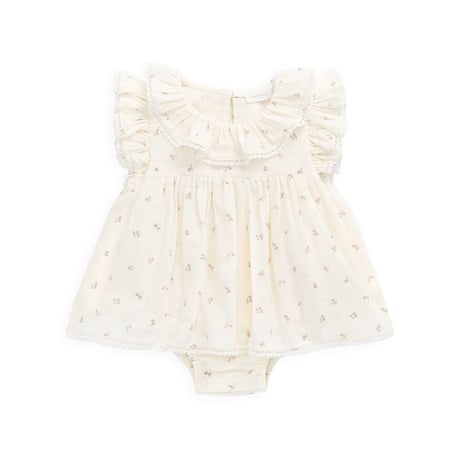 【 Jamie kay 】 JBFO262008 ﾓｽﾘﾝﾌﾟﾚｲｽｰﾂWillow Rose  OWHT（size 70~90）
