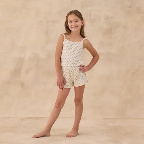【 Rylee + Cru 】POINTELLE LOUNGE SET || NATURAL