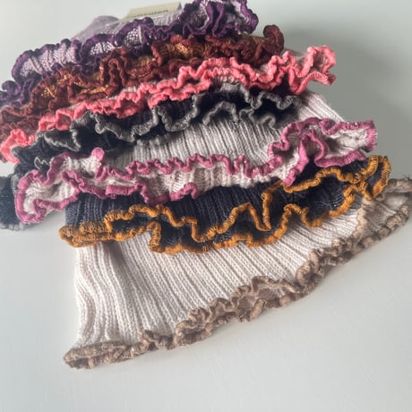 【 Collegien 】8510 Virginie - Ribbed Merino Wool Neck Warmer