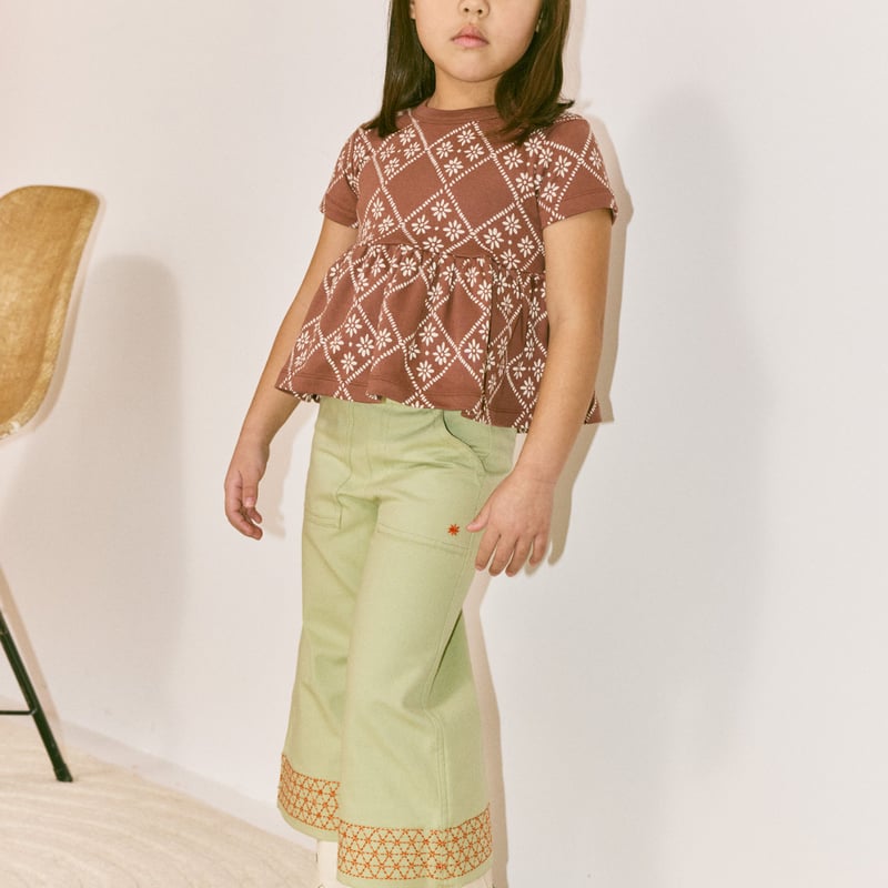 Misha&Puff】 AYA TOP (COLA FLORA TIERRA) | MIK