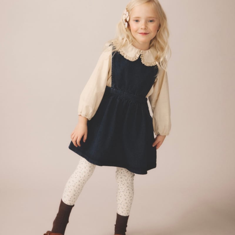 ワンピース soor ploom tippi pinfore 5y Soor Ploom キッズピナフォアドレス / Tippi Pinafore - Eco