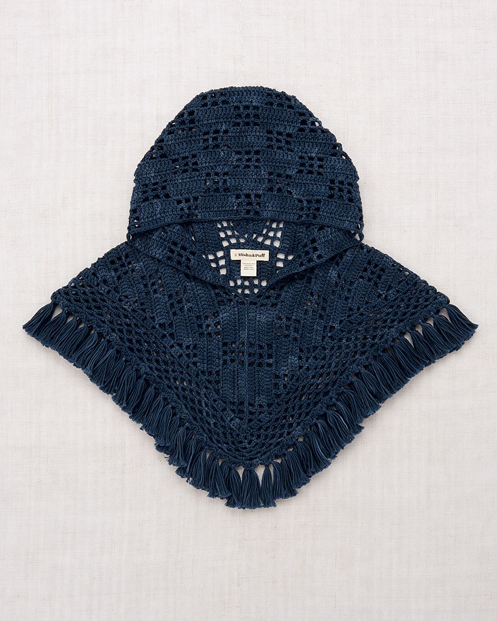 Misha&Puff】Lattice Crochet Hood -420 Ink | MIK