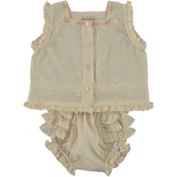 【Bebe Organic】Luna Baby Set - Antique Lace (24m,36m)