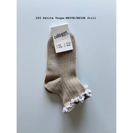 【 Collegien × mik&co 】Rococo frill ankle socks