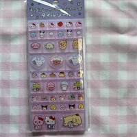 【sanrio】チェゴシム×サンリオ タイルシール パープル