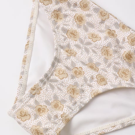 【 Rylee + Cru 】CROP RASHGUARD SET || YELLOW FLORAL