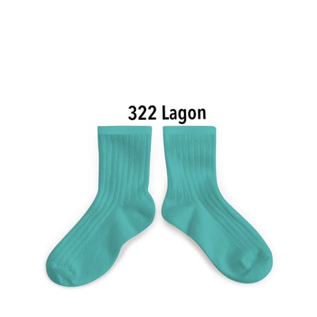 【collegien】3450 La Mini - Ribbed Ankle Socks