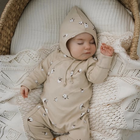 【organic zoo】 Cottonfield Suit with contrast feet