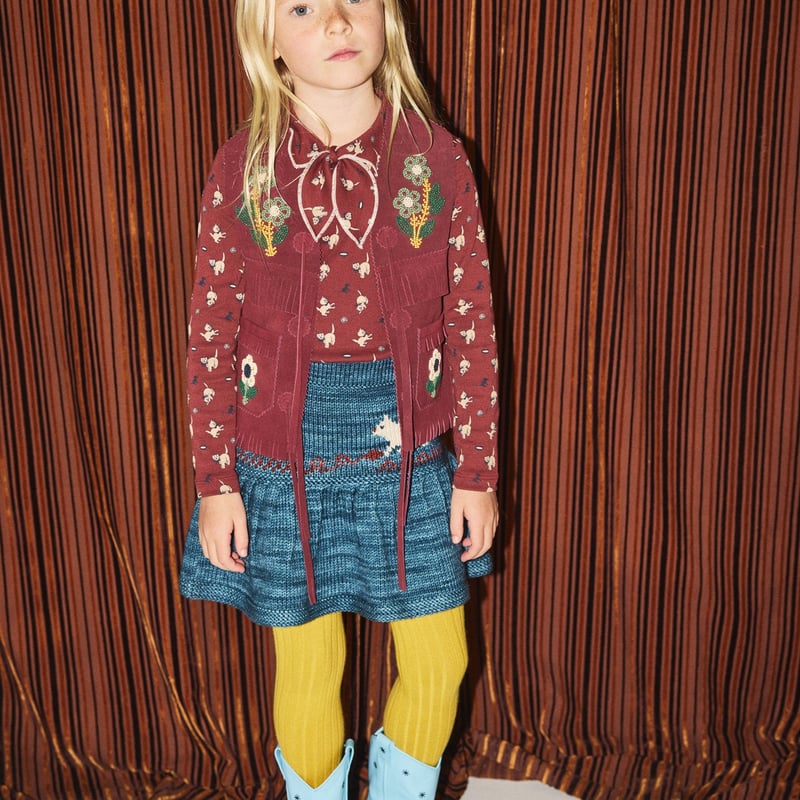 Misha&Puff】Kitten Tangle Skirt (Blue Smoke) |