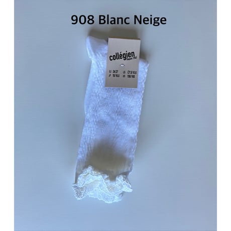 【Collégien】2656 Marie-Anaïs Lightweight Knee-high Socks with Lace Frill