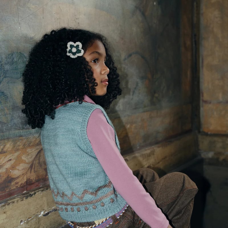 last 1【Misha&Puff】Zig Zag Vest (Sage) | MIK & CO