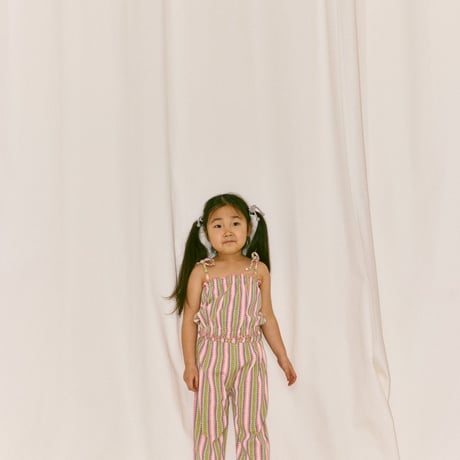 【Misha&Puff】 RUFFLE PEDAL PUSHER (AURA VAQUERO STRIPE)
