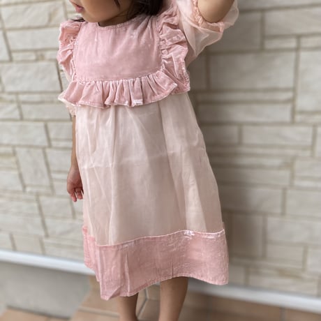 【Petite  amalie】Velvet Organza Dress