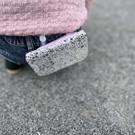 【mik+】Pocket Pouch - Purple Pink Adelajda