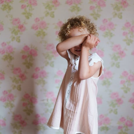 【 little cotton clothes 】Embroidered Scalloped Collar