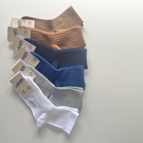 【Collegien 】Paul - Lightweight Ribbed Socks