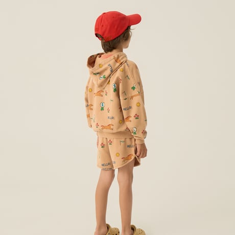 【The Campamento】 Horses Allover Shorts - CAMEL