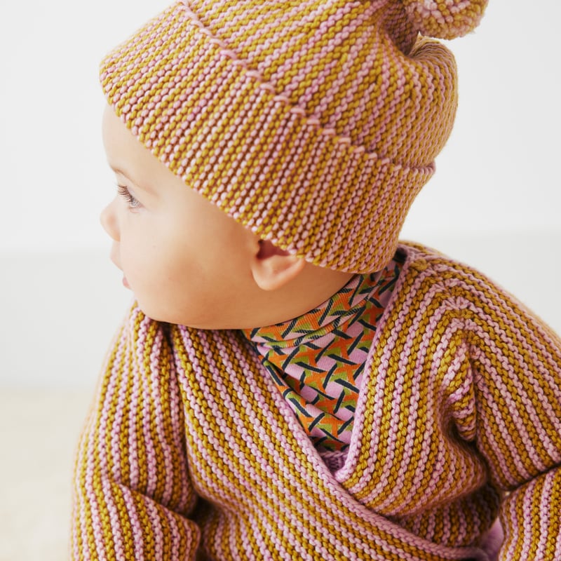 Misha&Puff】Turtleneck -038Pink Lilac Lattice | Misha&Puff】Turtleneck -038Pink Lilac Lattice |