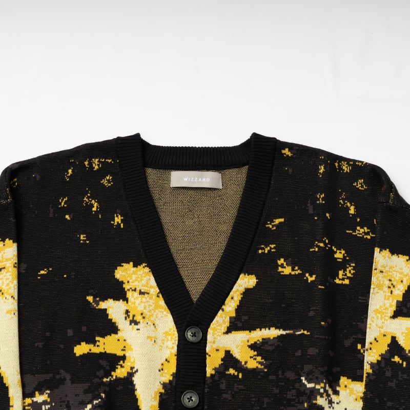 JACQUARD KNIT CARDIGAN | WIZZARD OFFICIAL