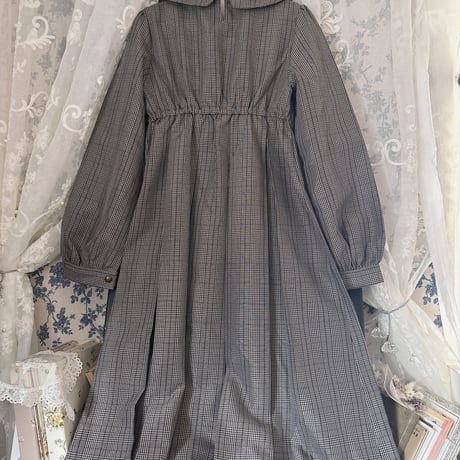 しまむら　皆方由衣さんコラボ　チェックワンピース