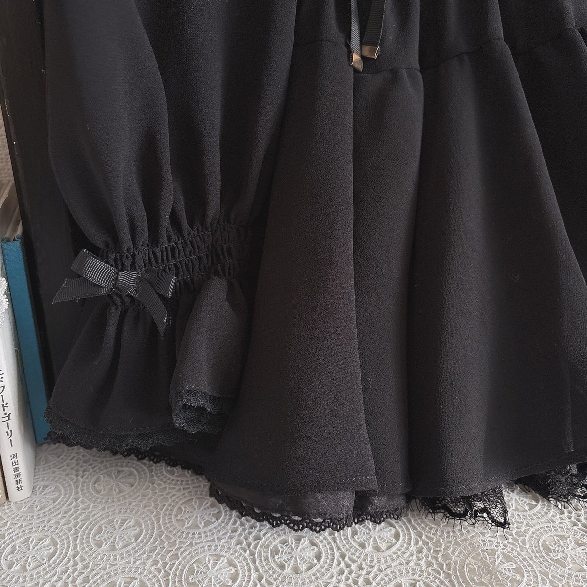 LIZ LISA オフショルシフォンセットアップ | anonymous