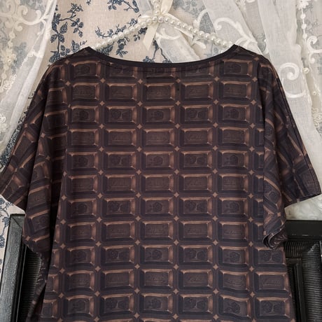 Enchantlic Enchantilly チョコレート柄カットソーワンピース