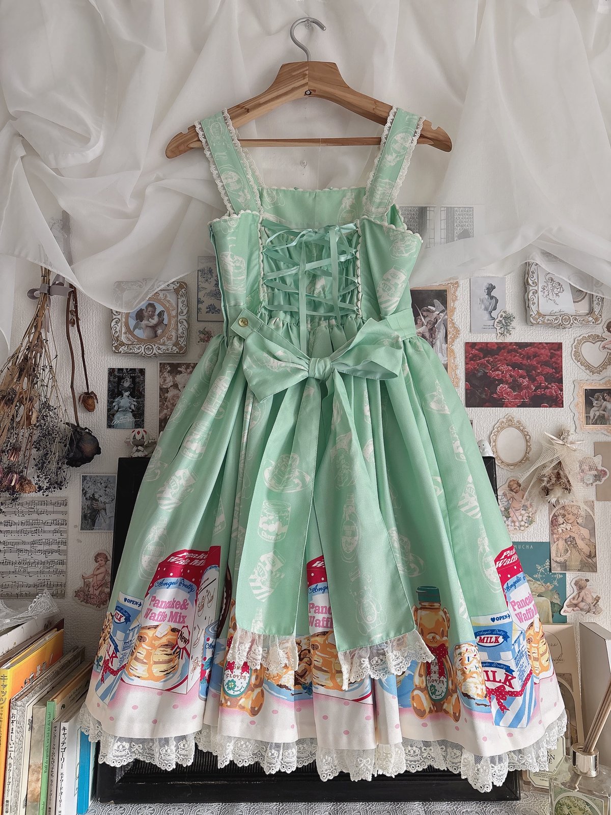 Angelic Pretty リリカルバニーパーラージャンパースカート ピンク