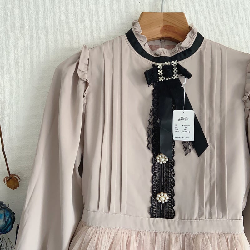 Swankiss ワンピース スワンキスハロリボワンピース(Swankiss