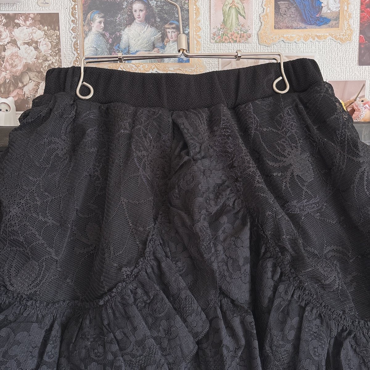 Qutie Frash 蜘蛛の巣レーススカート | anonymous