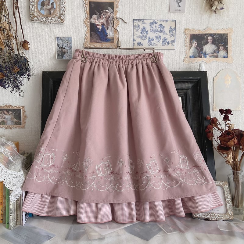 あんず様 axes femme POETIQUE 刺繍スカート | anonymous