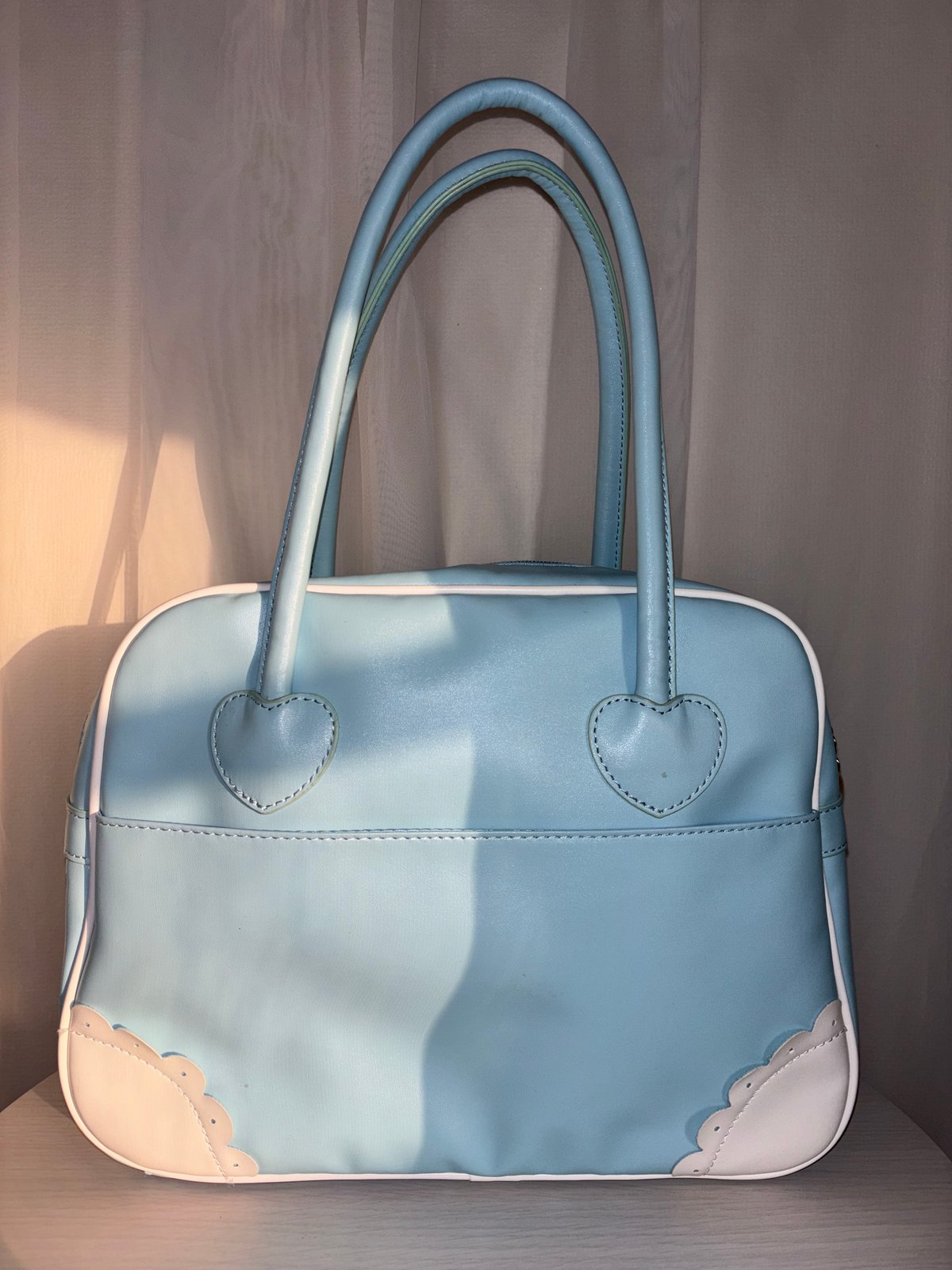 Angelic Pretty 宝石ボストンバック 水色 ブルー Angelic Pretty 宝石リボンボストンバッグ | anonymous