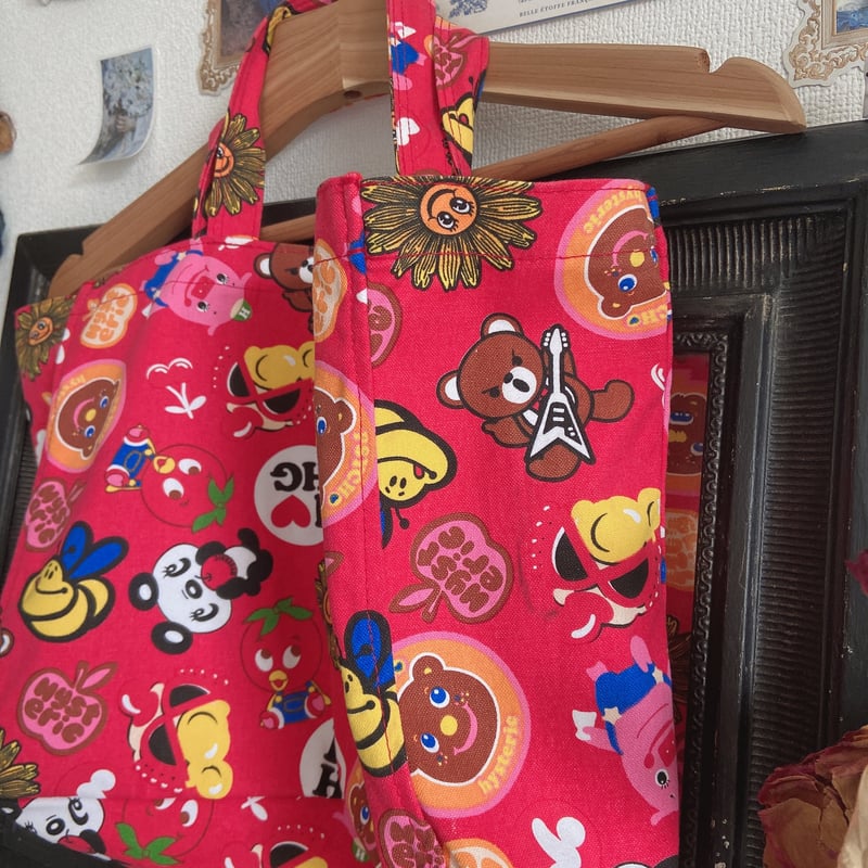 ヒスミニ ヒステリックミニ マザーズバッグ トートバッグ テディミニ ピンク ヒステリックミニ マザーズバッグ ヒスミニピンク＋トート