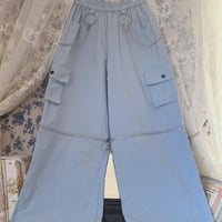 LISTEN FLAVOR セパレートジップ2WAYワイドパンツ