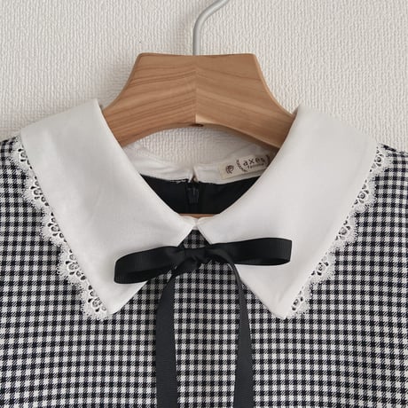 axes femme チェックワンピース