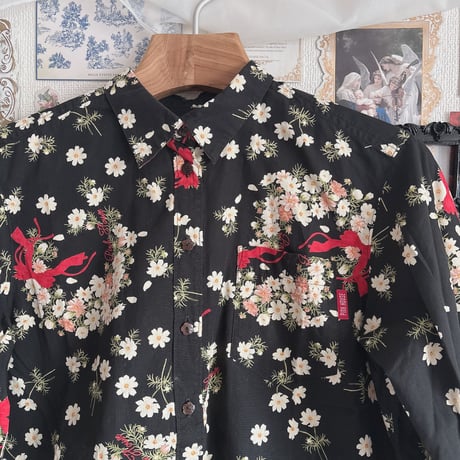 PINKHOUSE 七分袖花柄シャツ