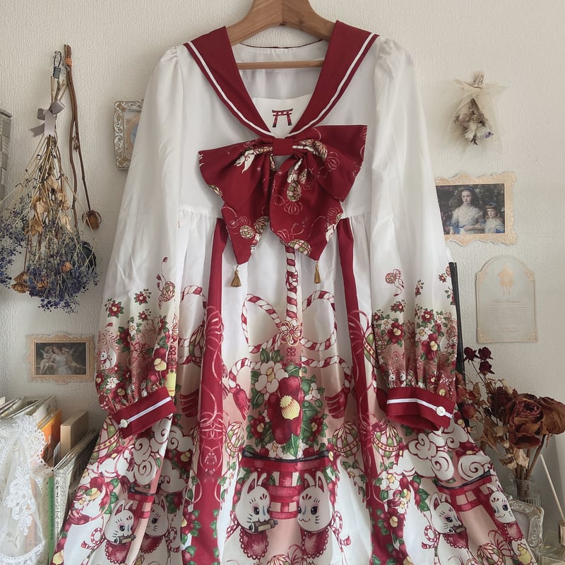 RoyalPrincessAlice 絢爛白狐 お狐様セーラーワンピース | anonymous