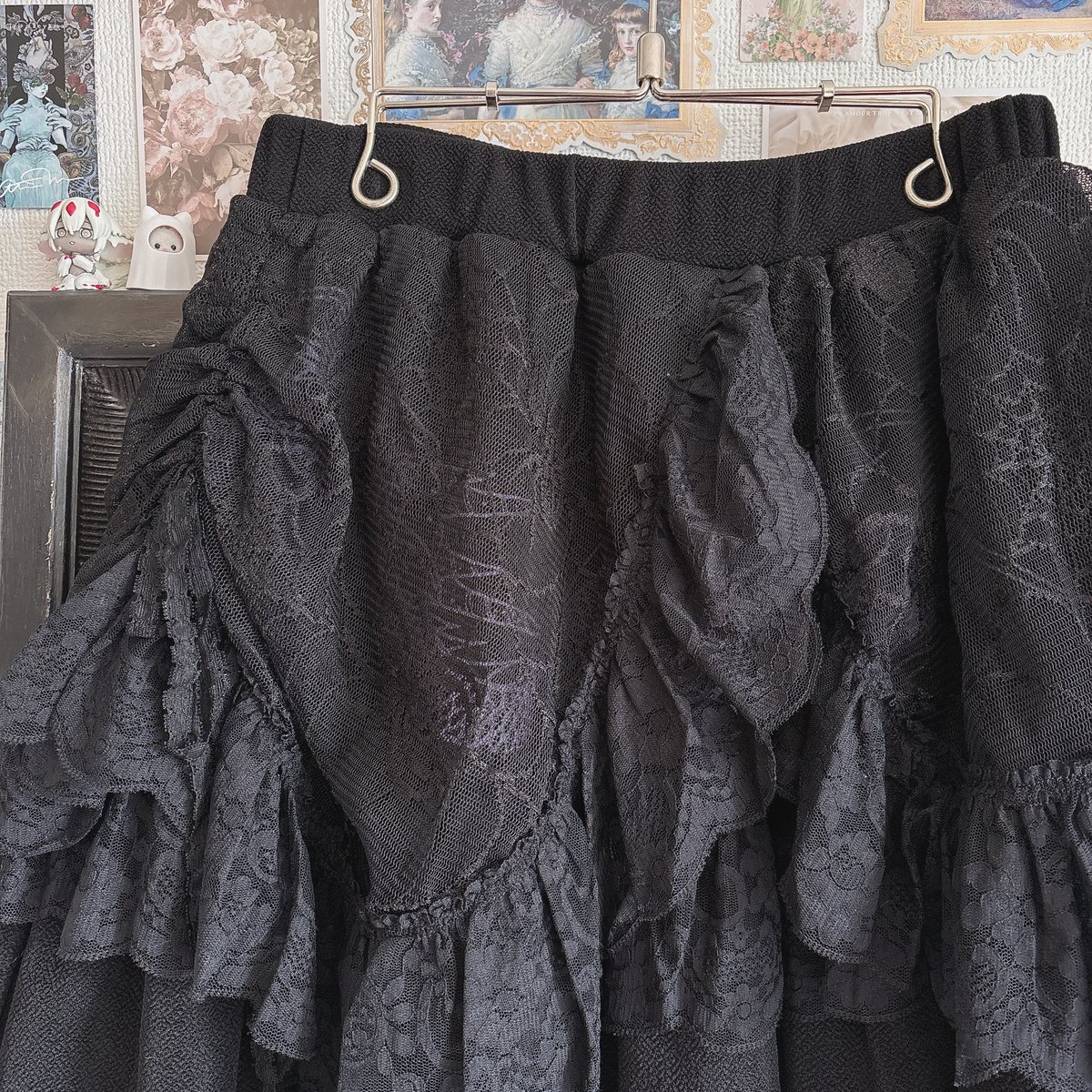 Qutie Frash 蜘蛛の巣レーススカート | anonymous