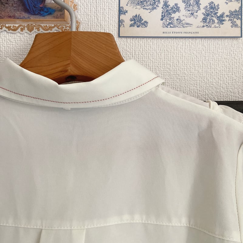 ★未使用★axes femme BOOK刺繍入りブラウス axes femme 刺繍ブラウス | anonymous