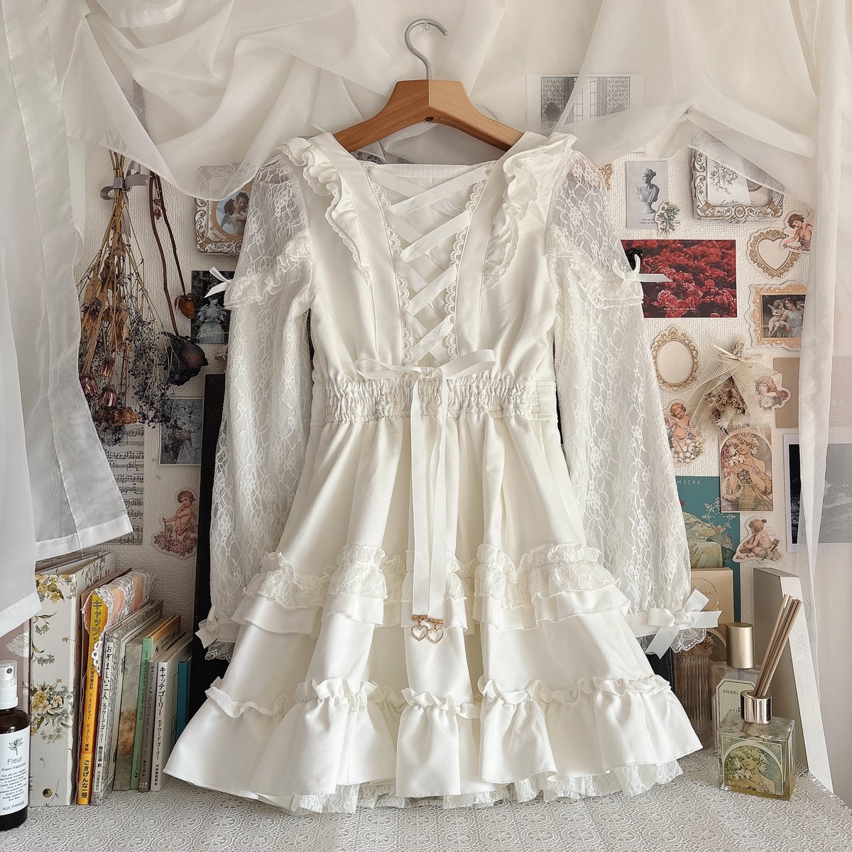 LIZ LISA ティアラリボンティアードワンピース | anonymous