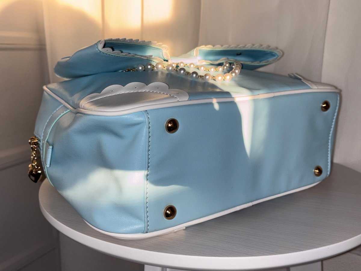 Angelic Pretty 宝石ボストンバック 水色 ブルー Angelic Pretty 宝石リボンボストンバッグ | anonymous