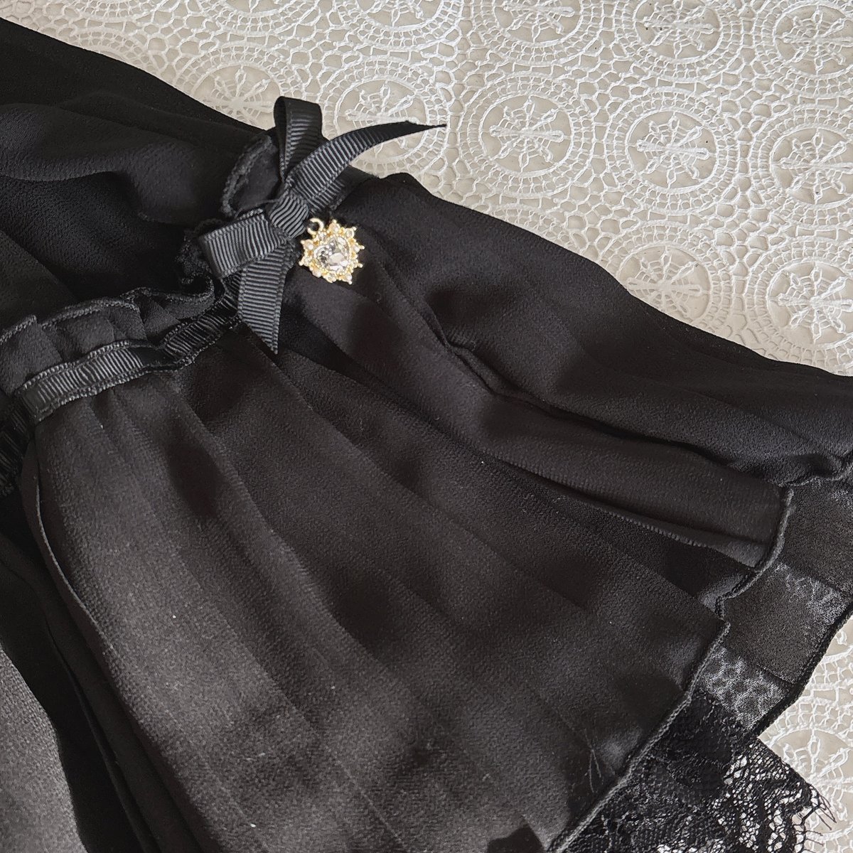 LIZ LISA オフショルシフォンセットアップ | anonymous