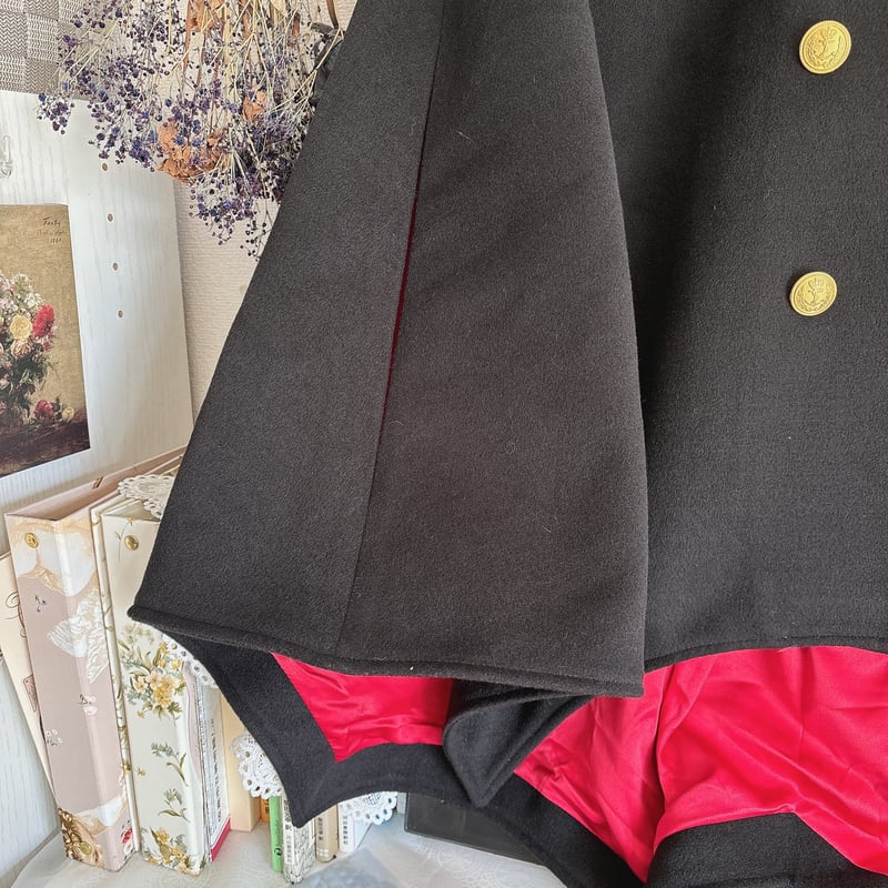 BLACK PEACE NOW コウモリマント BLACK PEACE NOW コウモリマント BPN コウモリ衿マント ブラック