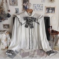 Ank Rouge デコルテあきタックブラウス