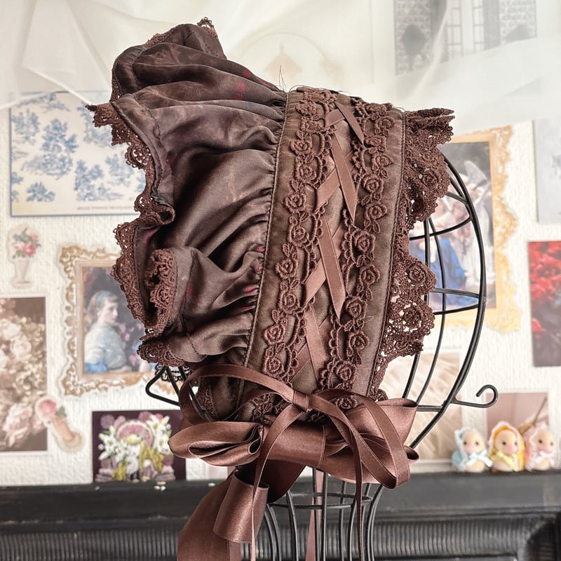 Alice and the Pirates ボンネット Vampire Lament Bonnet by Alice and the Pirates