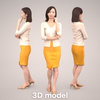 3D人物素材 [Posed]   097_Aya