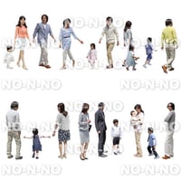 人物切抜きセット☆ファミリー　1_set053