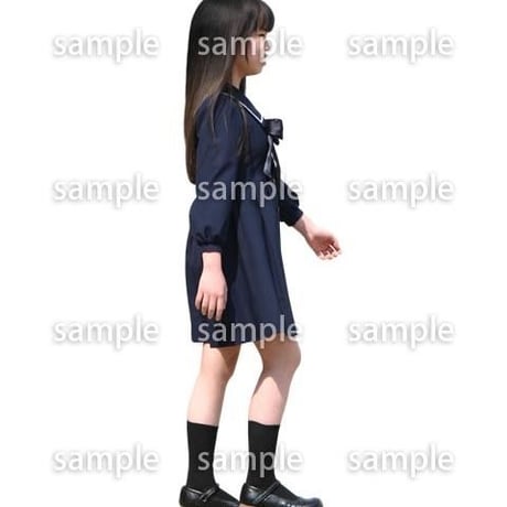 人物切抜き素材　こどもファミリー編　B_092