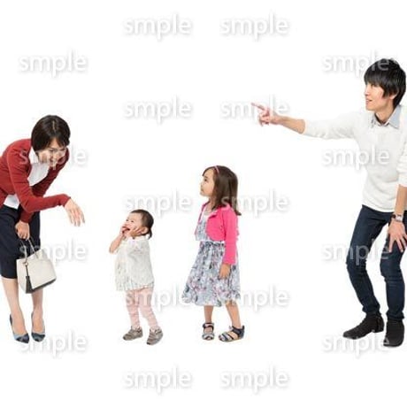 Cutout People　4人ファミリー　GG_472