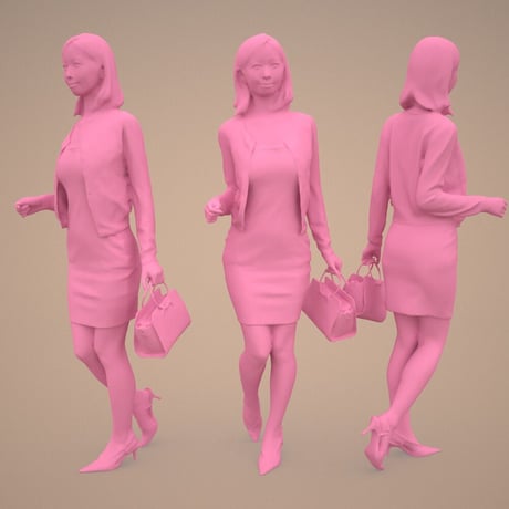 3D人物素材  [Posed]  093_Aya
