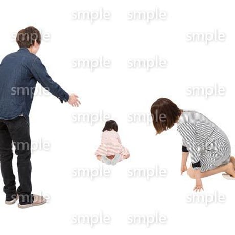 Cutout People　ファミリー　II_265